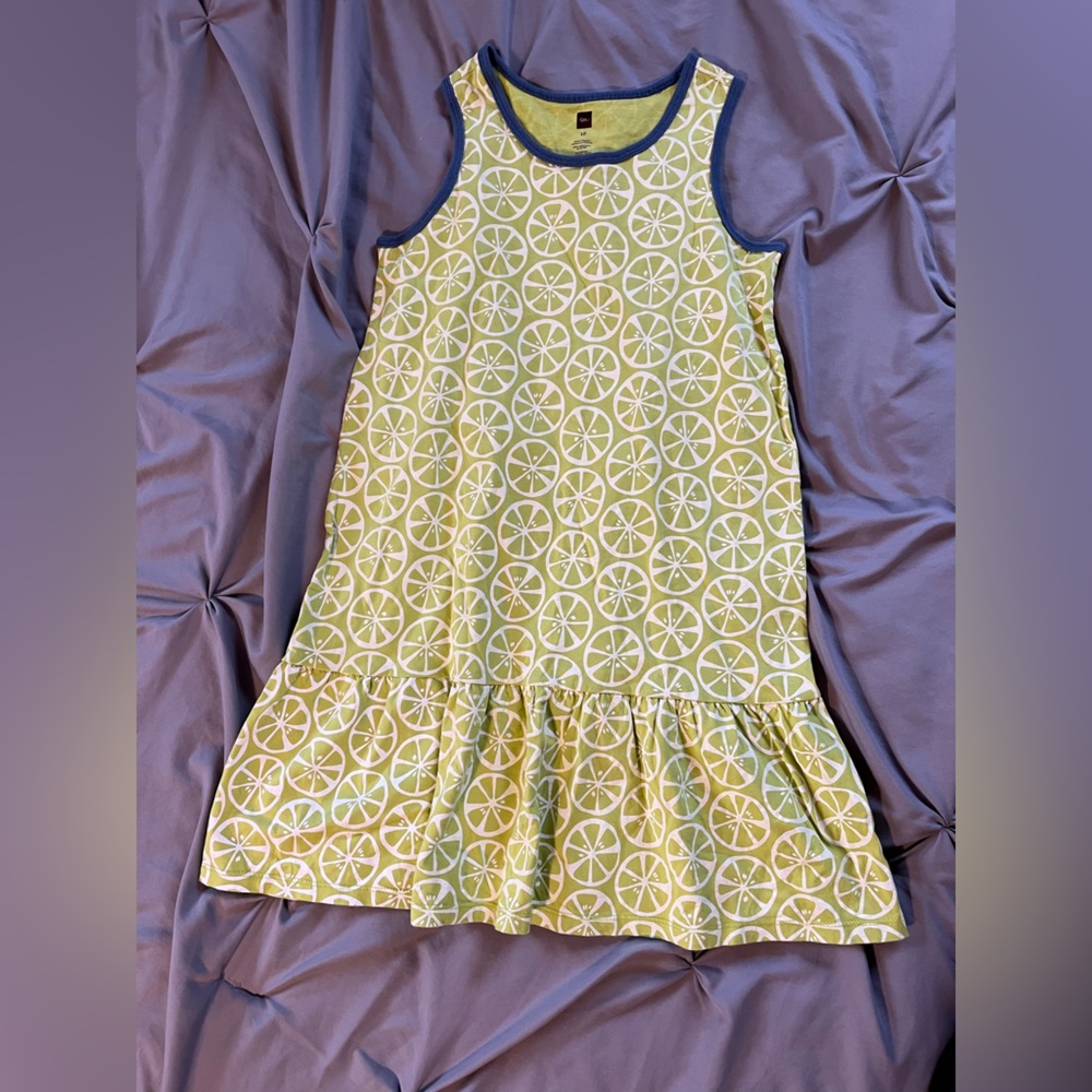 Green lemon dress.